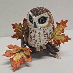 Lenox "Saw Whet Owl" Vintage Porcelain Figurine